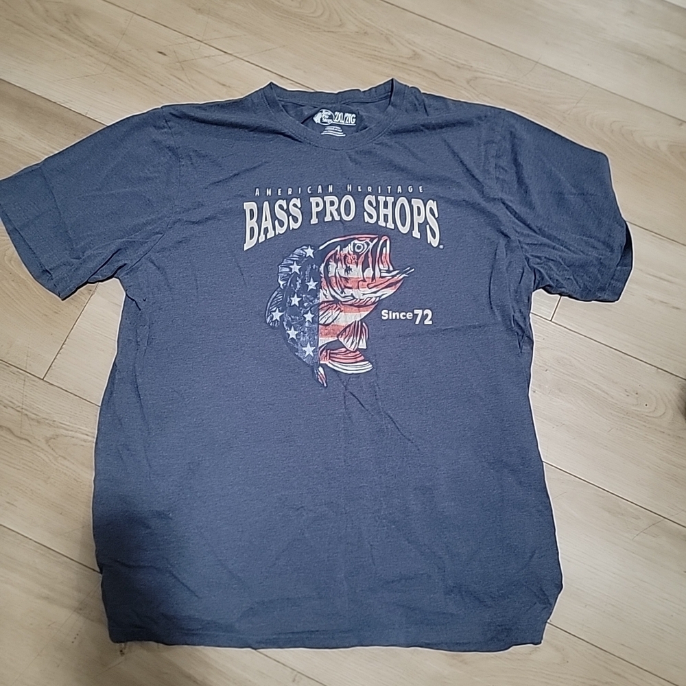 Bass Pro Shops Navy Graphic Tee